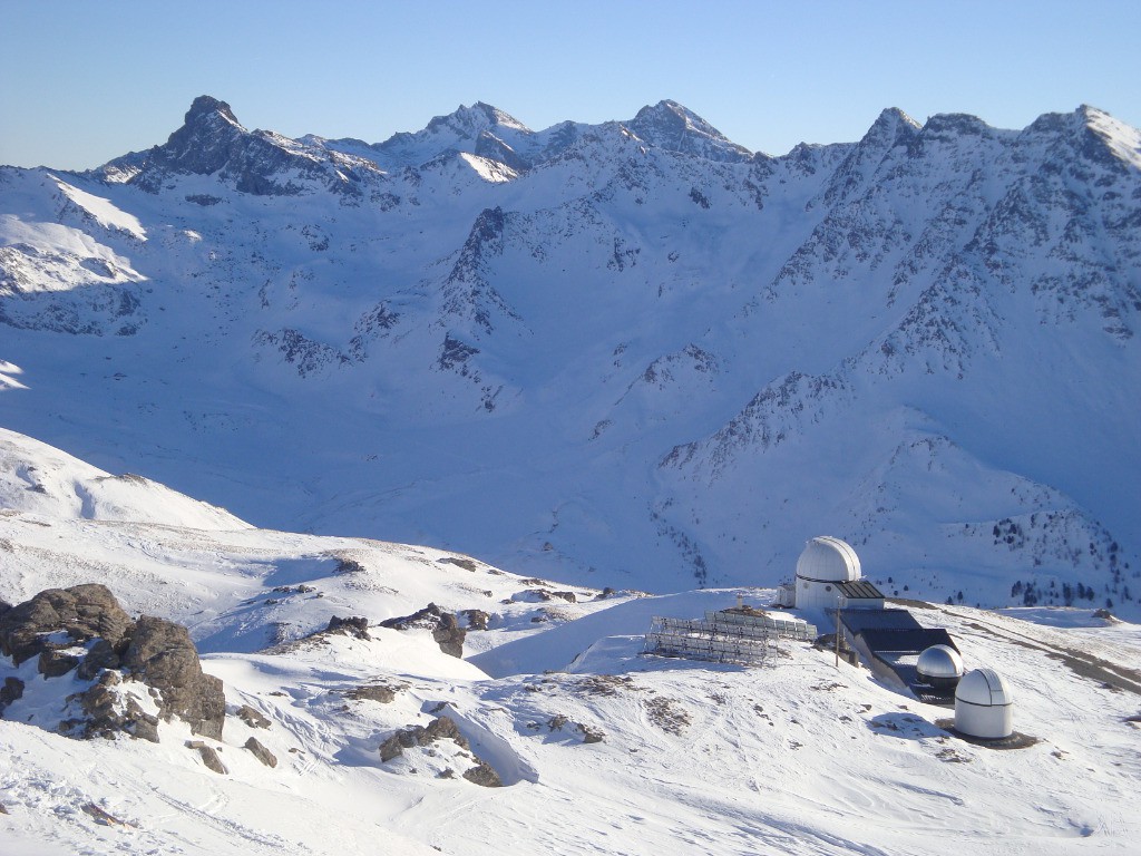 Le cirque de la Blanche vu du pic.