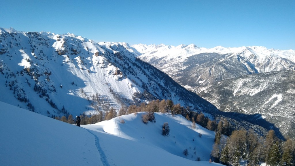 Samedi 13 - remontée de la croupe NNO