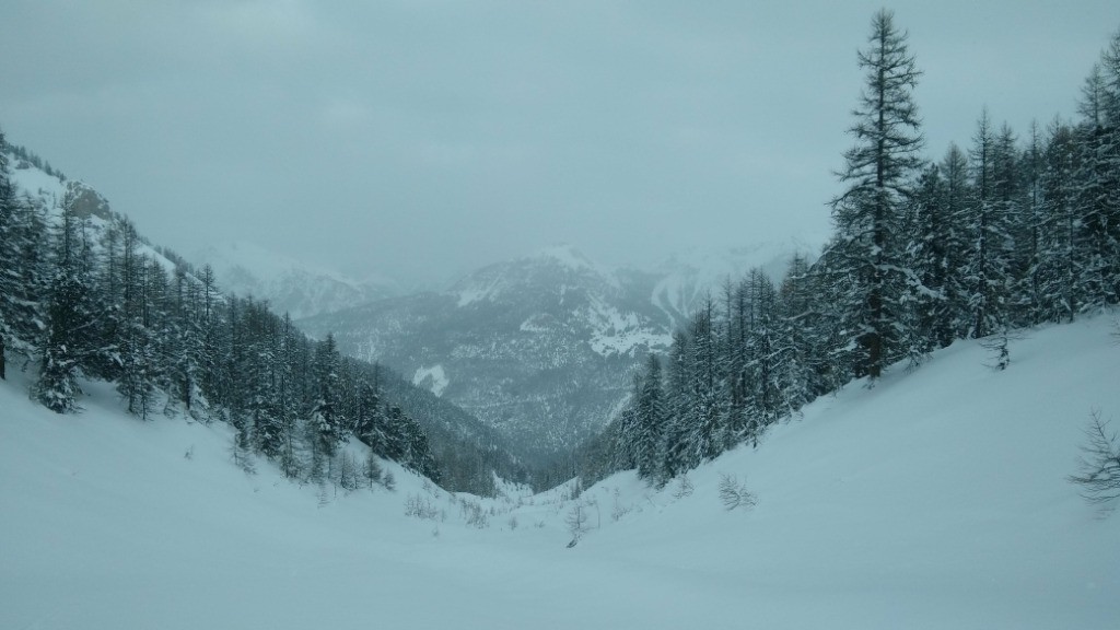 Vendredi 12: mauvaise visibilité - Vue sur l'Infernet.