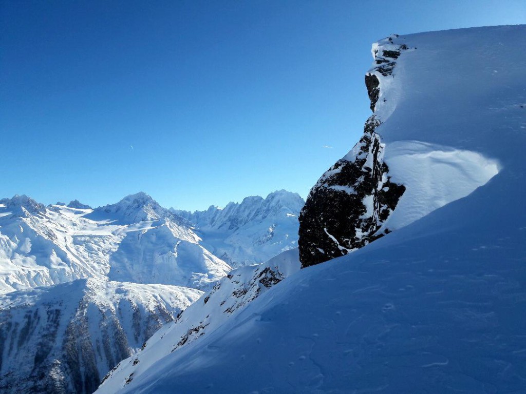 #4 Vue du sommet sur le glacier du Tour Vue du sommet sur le glacier du Tour