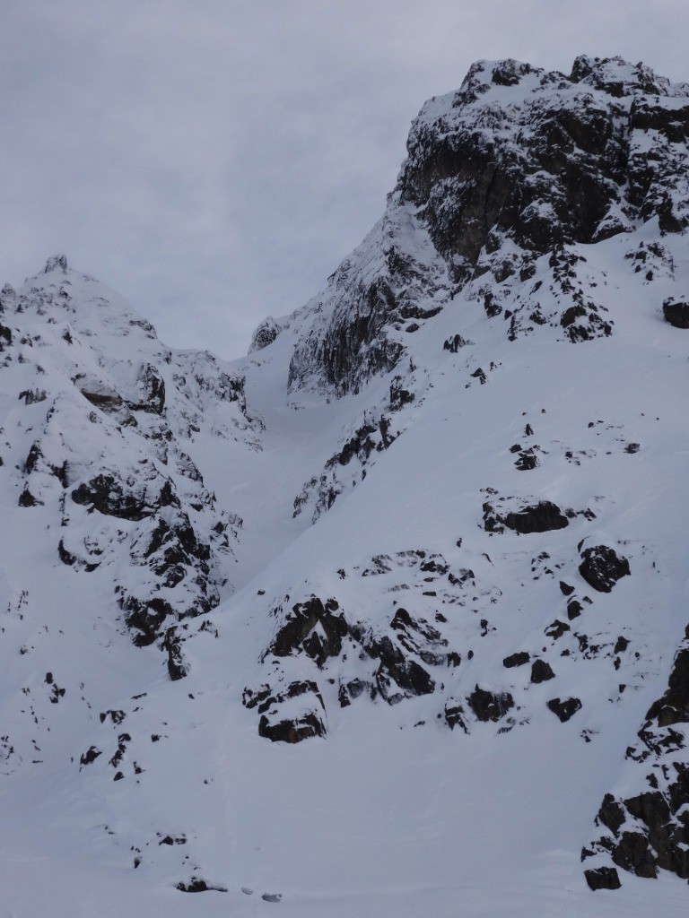 couloir n°3, il bifurque à droite en haut