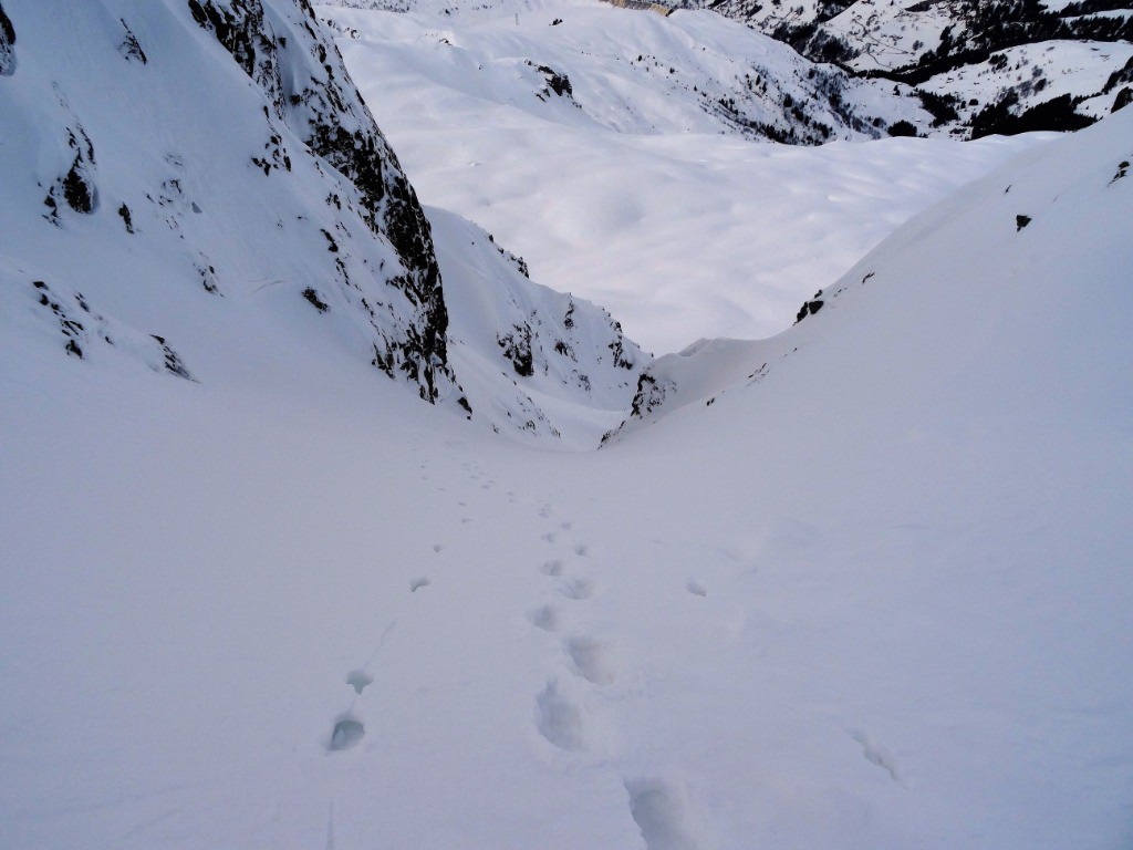 progression tip top dans cette neige!