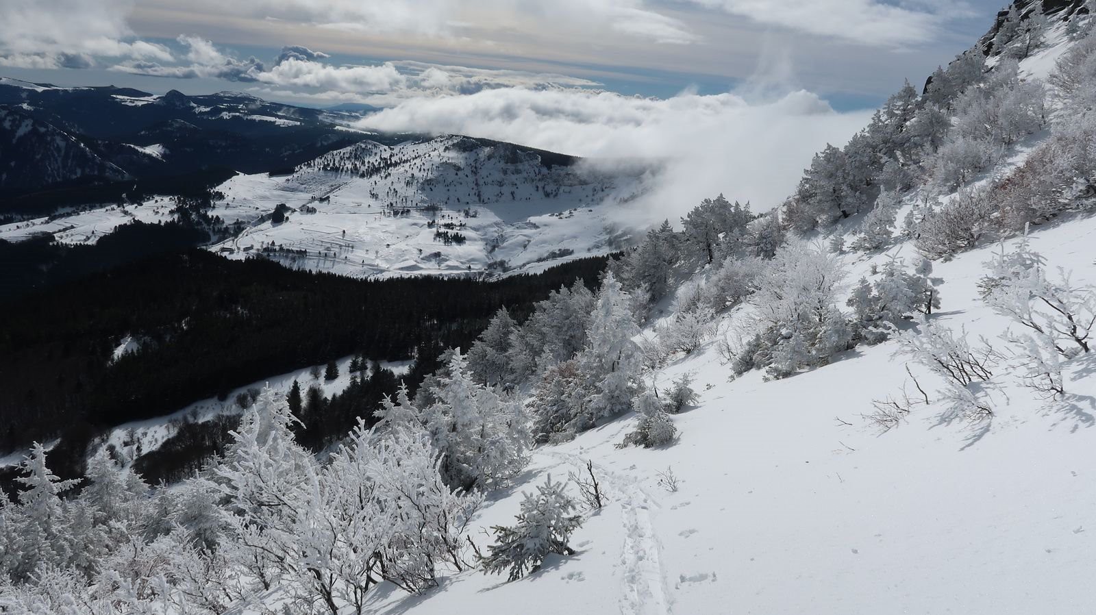 Montée dans l'entonnoir