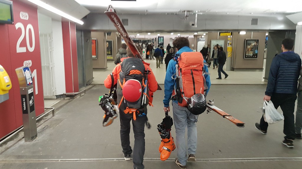 La joie du changement de gare à Paris