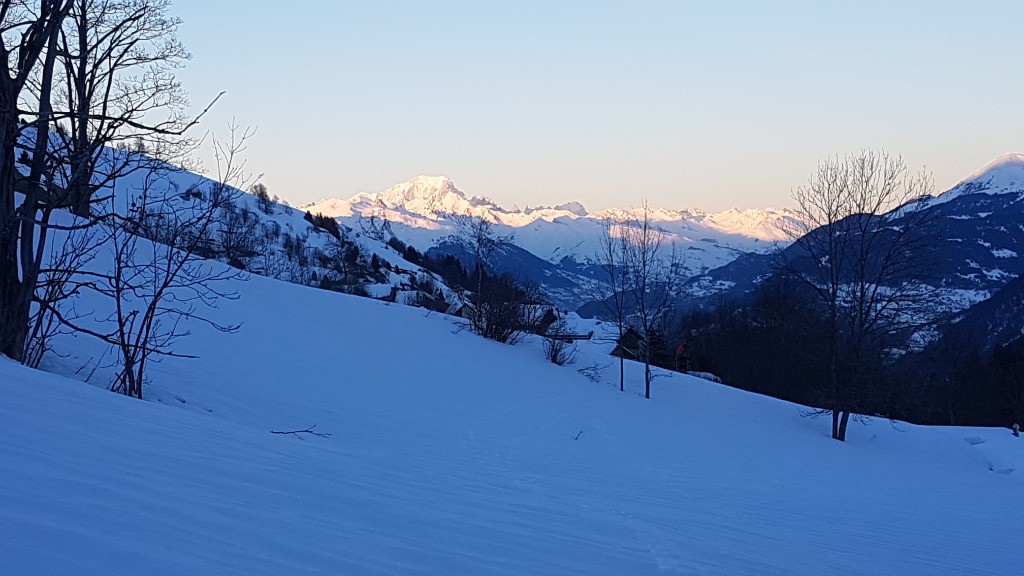 Le Mont Blanc de bon matin