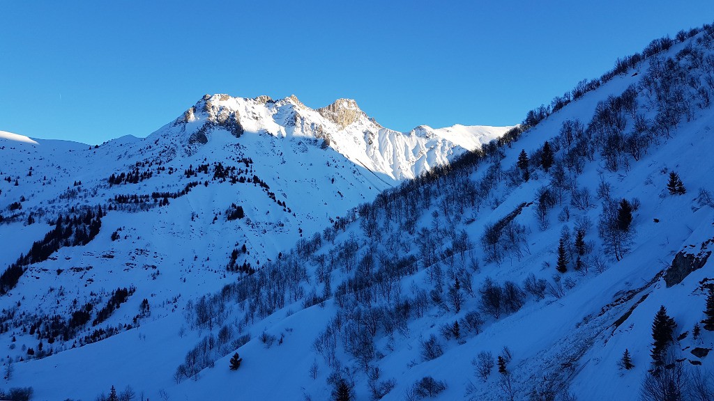 Fin de journée depuis le Plan de Lombardie