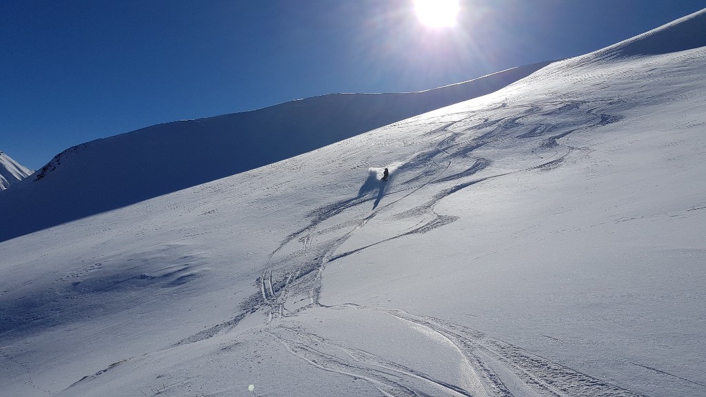 Descente pas mal...