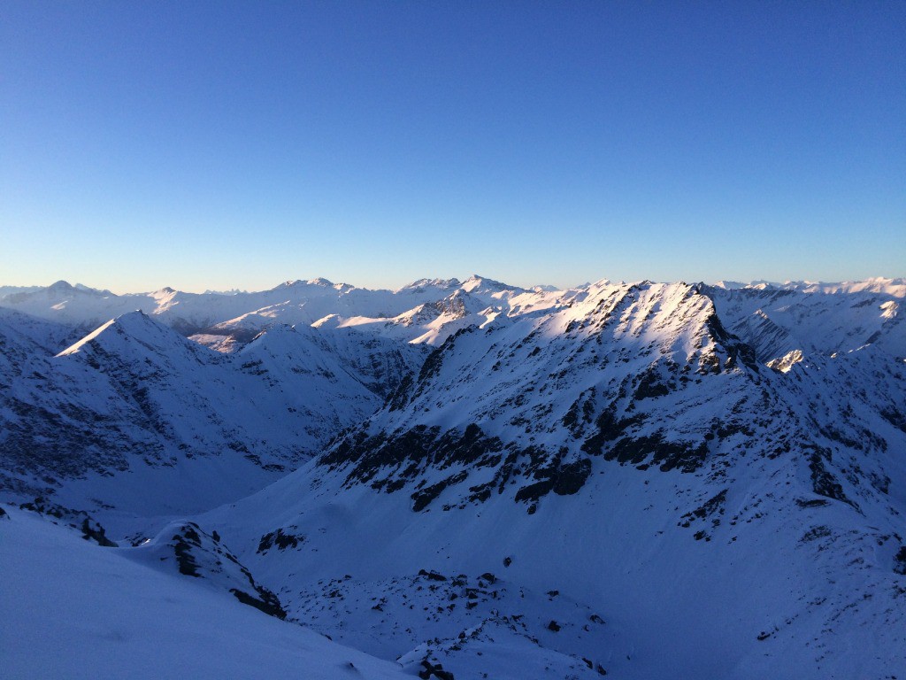 Coucher de soleil au nord