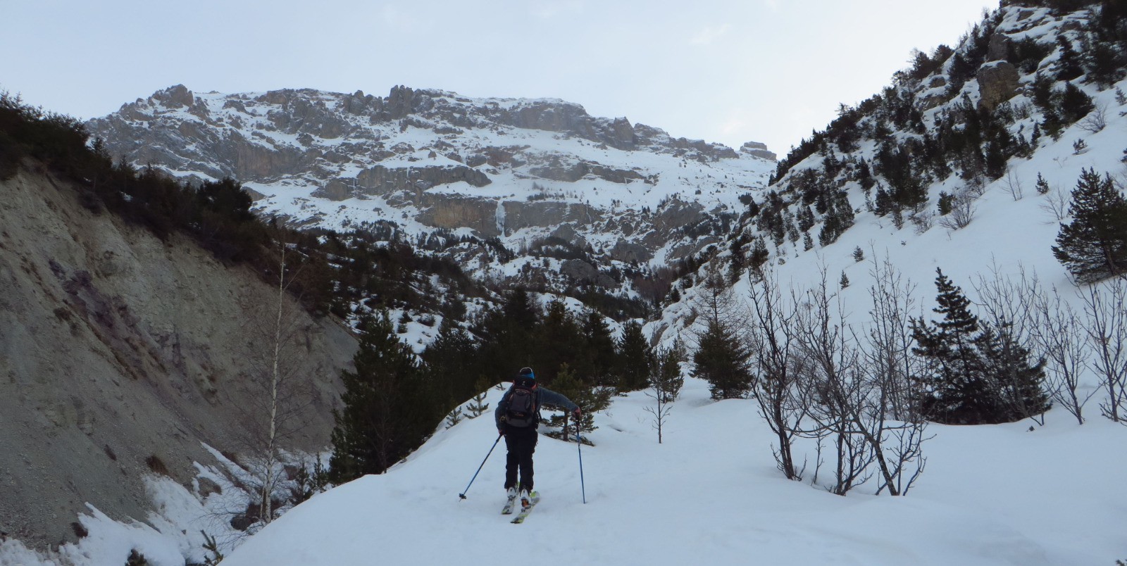 Au départ, sur le sentier des Couls.