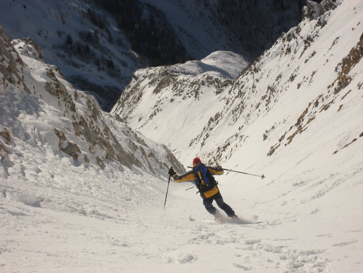 Pécloz : Départ du couloir