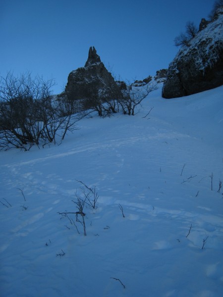 Moine : Trace pénible