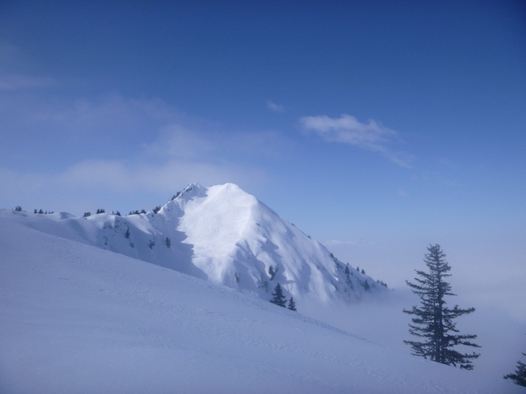 la face nord-est de la Roche Pourrie