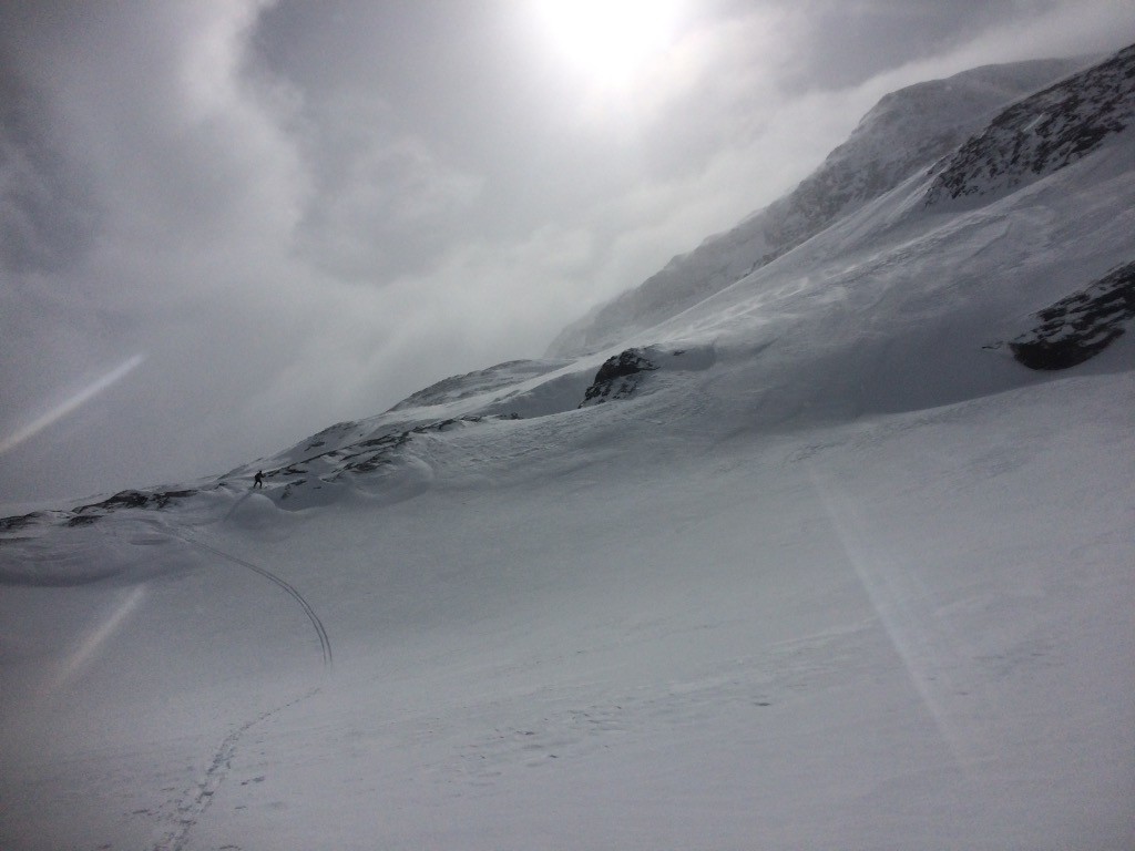 Reprendre pied sur glacier du Pelve