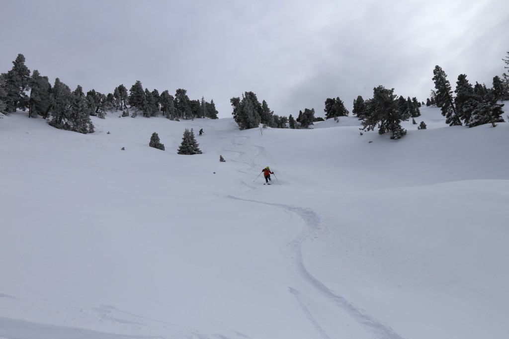 Le début est super à skier