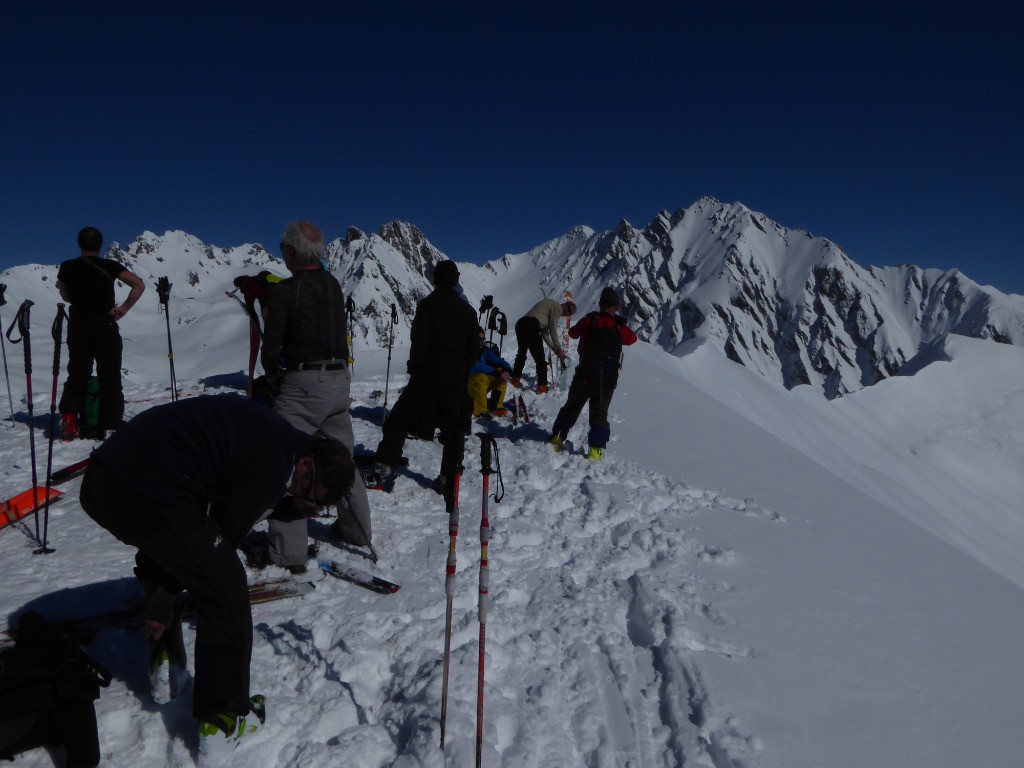 Enfin le sommet du Mont Rosset 2449m un peu longuet!