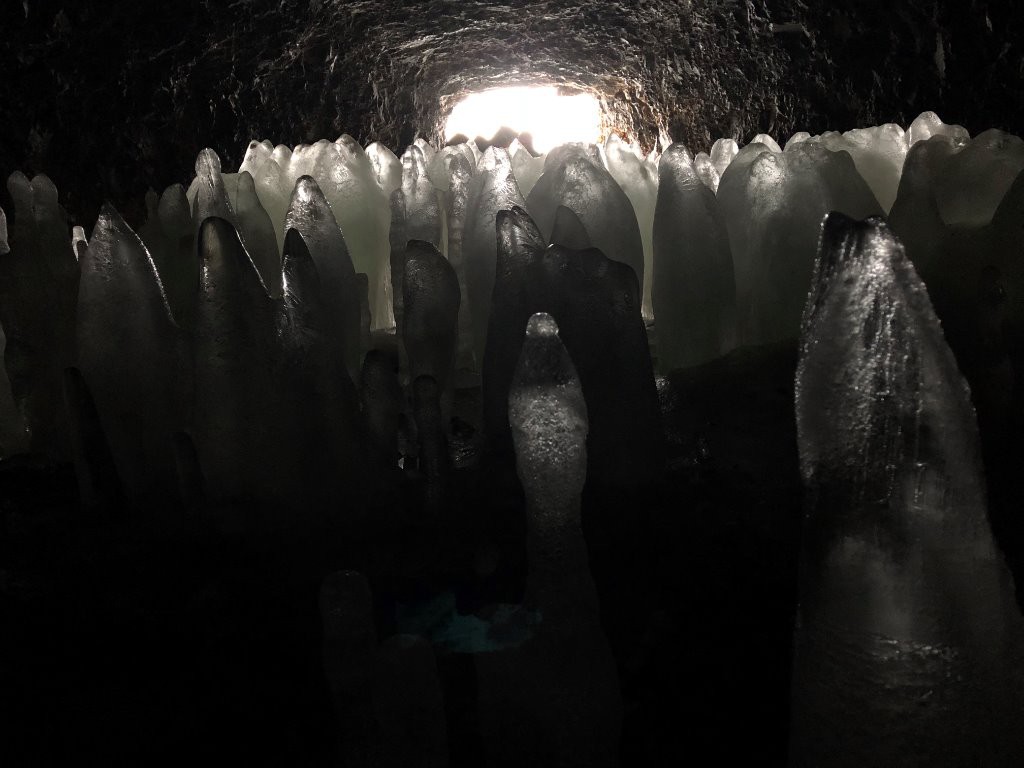 stalagmites de glace