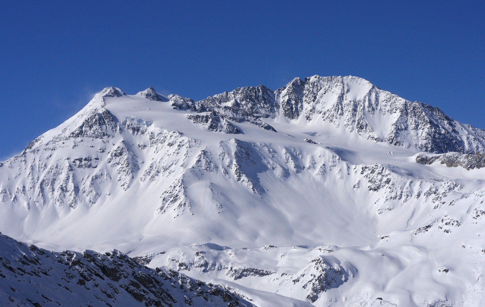 Péclet - Polset et le glacier de Gébroulaz.