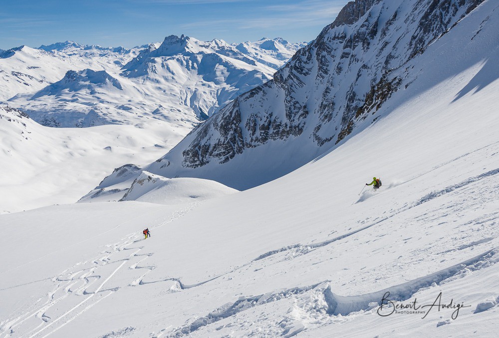 Début de descente du col de Labby
