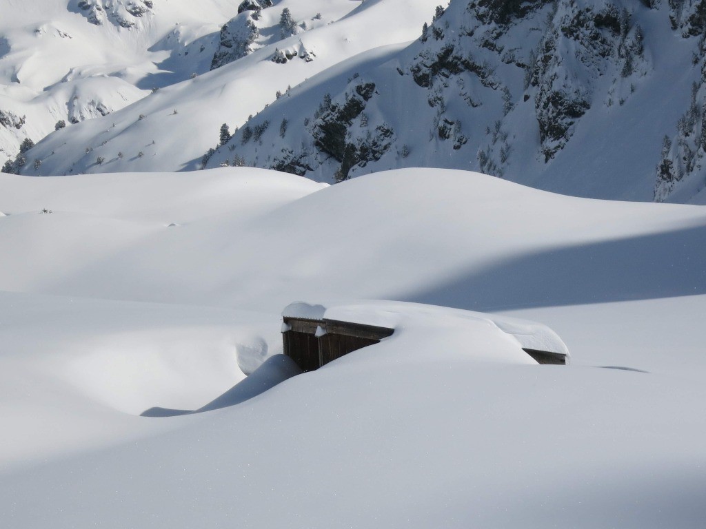 La cabane sous la neige