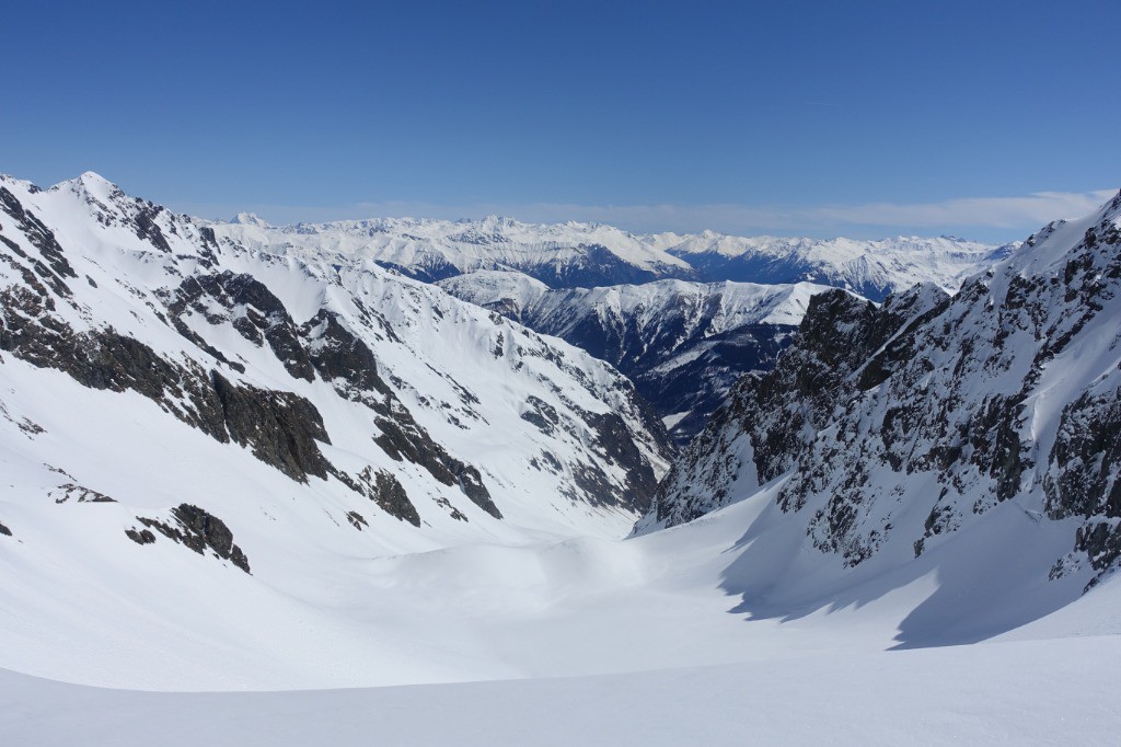 Au col du Gleysin (2eme branche) avec vue coté Maurienne