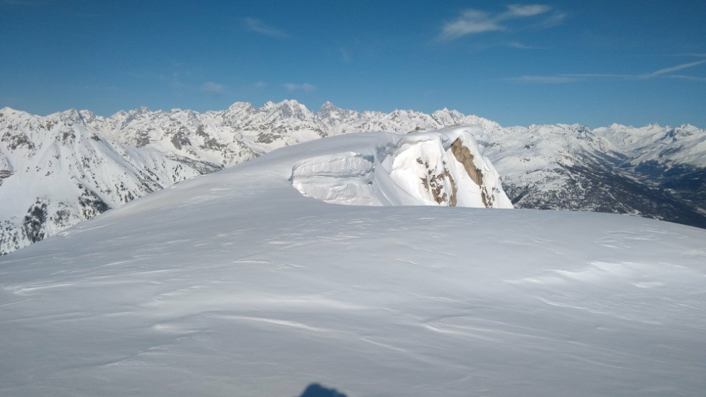 Vue du côté; Pelvoux, Ecrins
