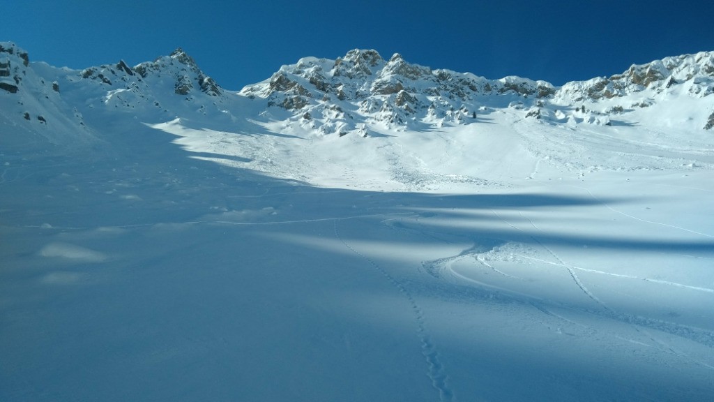 Excellente poudre dans le couloir N.