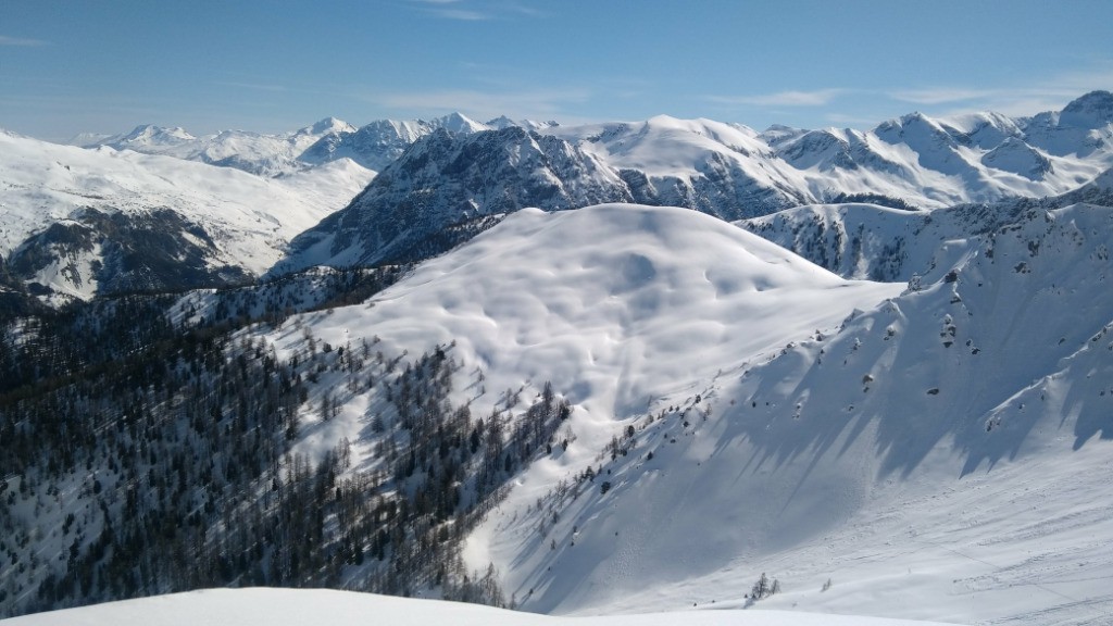 Crête de la Lause; pas une seule trace!