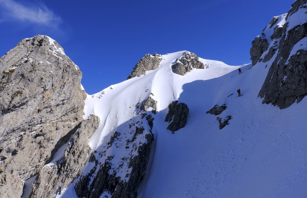 Départ sur une neige béton