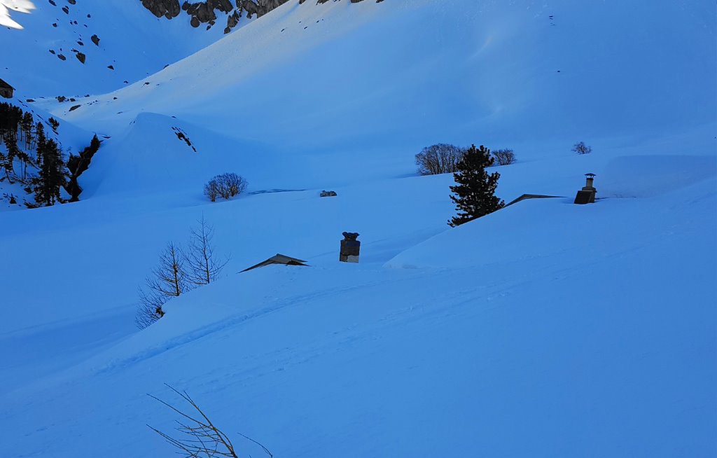 Alpe du Lauzet sous la neige