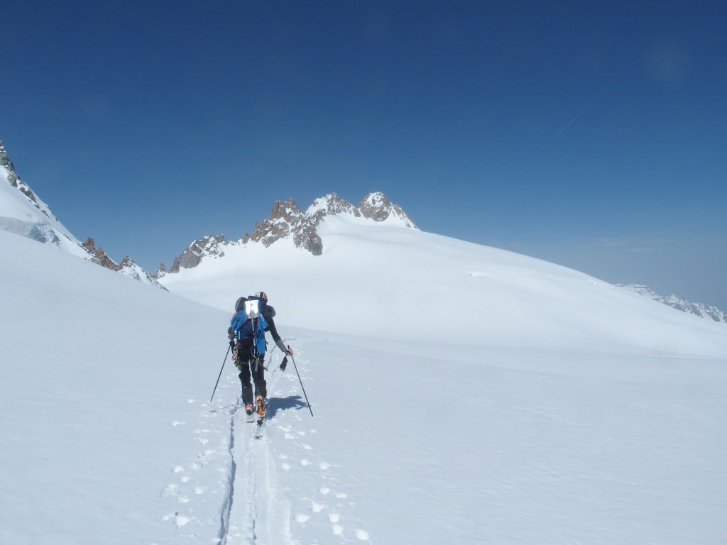 Vers le col salvateur