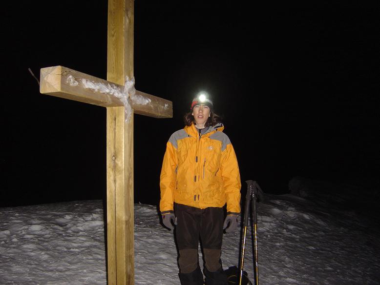 Chamechaude by night : Rob au sommet de Chamechaude en pleine nuit !