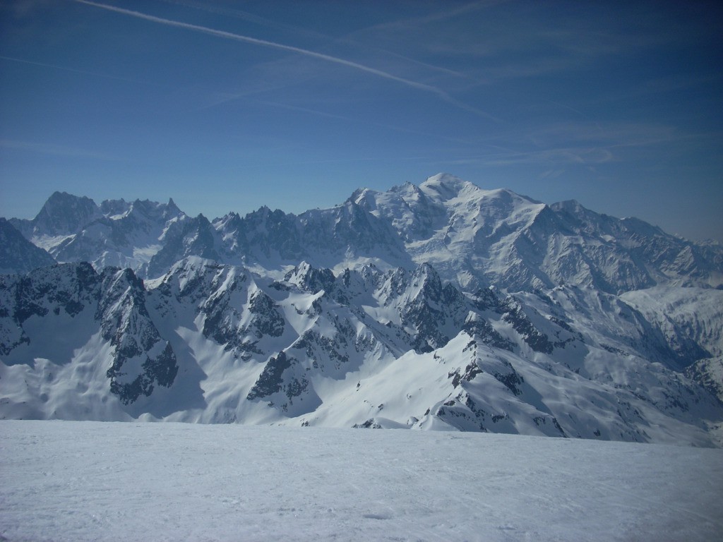 Le Mont-Blanc vu du sommet