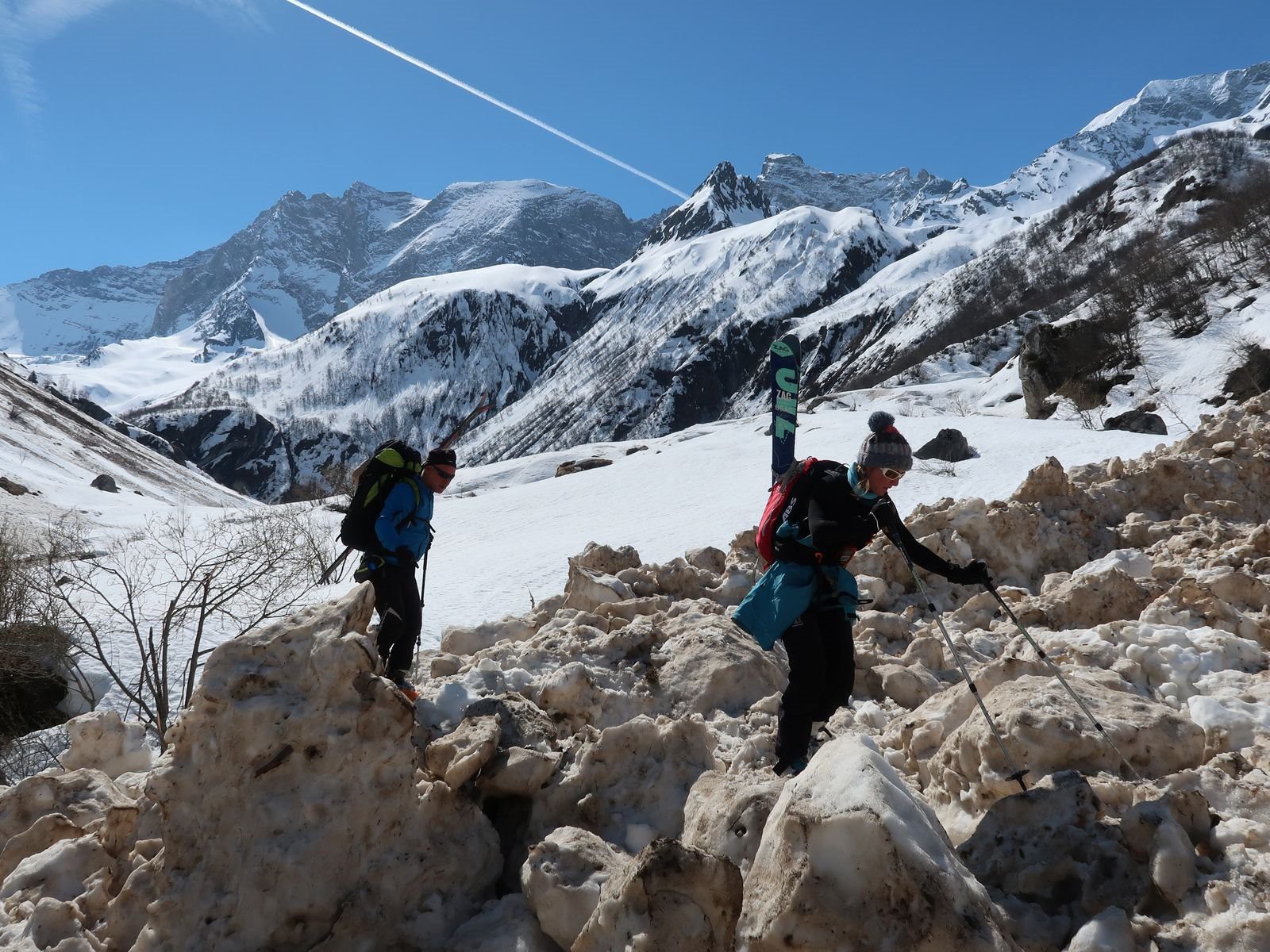  Grosse avalanche dans la Vallée du Doron de Champagny