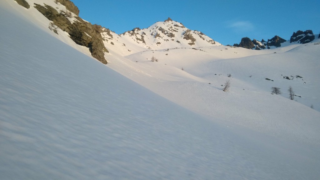 #3 Arrivée dans le cirque de la Montagne du Vallon. Arrivée dans le cirque de la Montagne du Vallon.