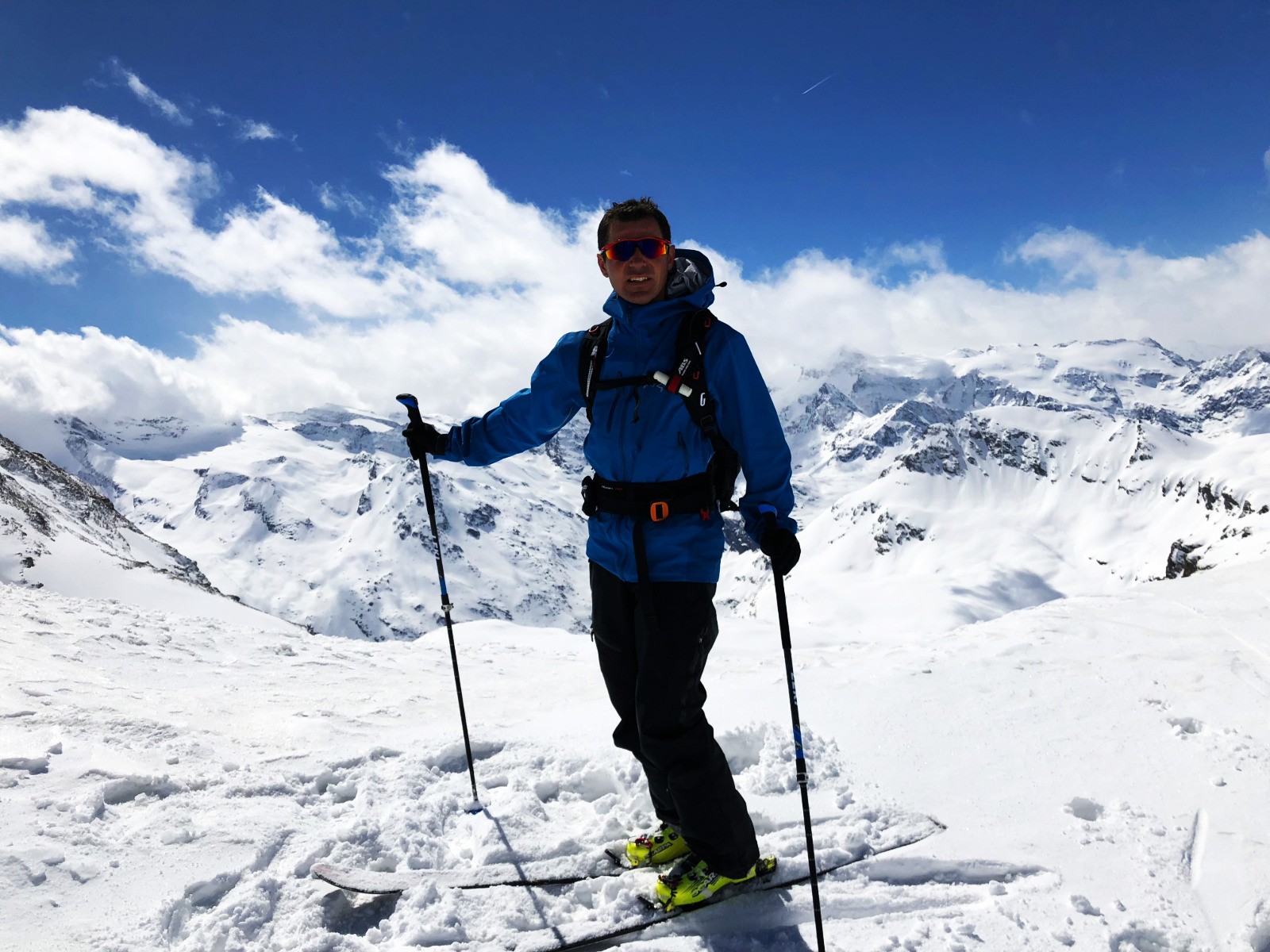 Laurent n'avait jamais mis un ski en Hte Tarentaise... 