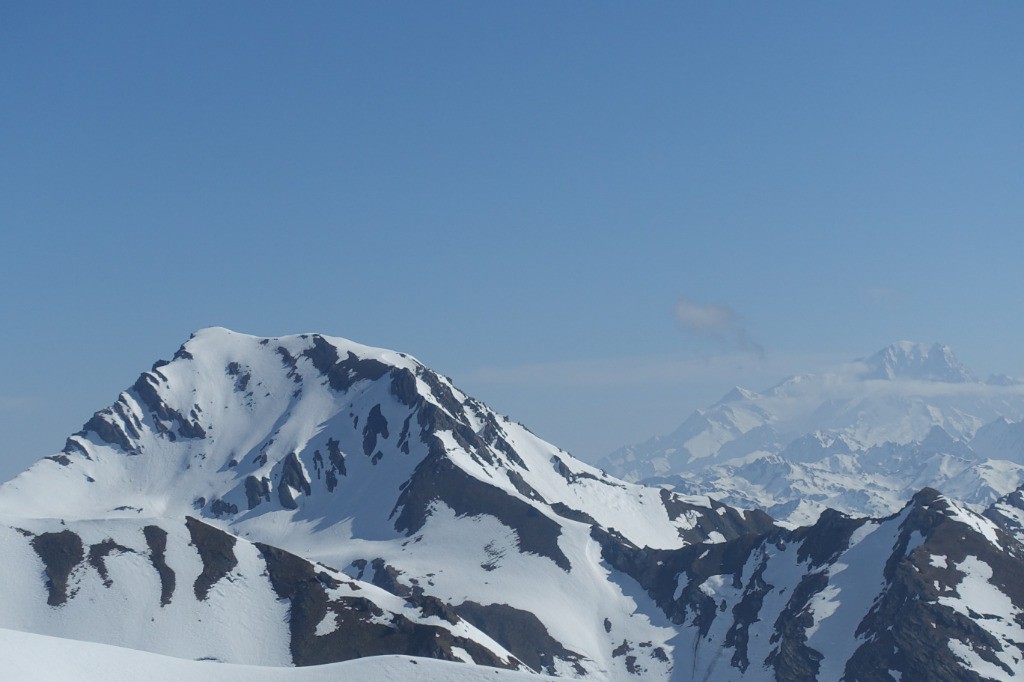 Cheval Noir et Mont Blanc