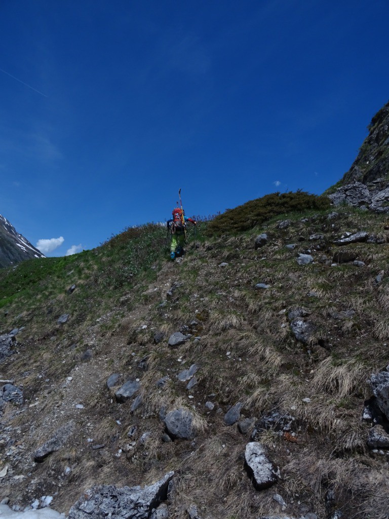 Remontée au refuge