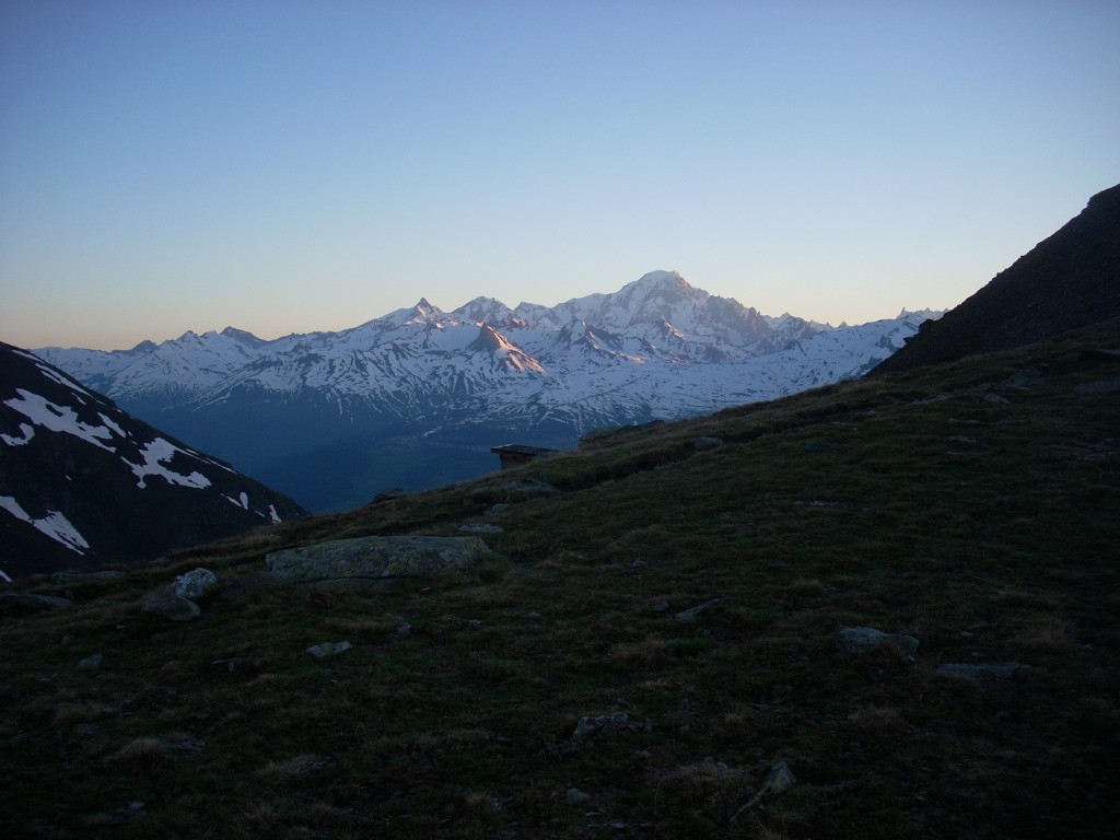 Lever de soleil sur le Mont-Blanc