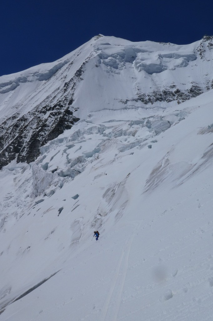 Sur le glacier pour rejoindre le Bisjoch.