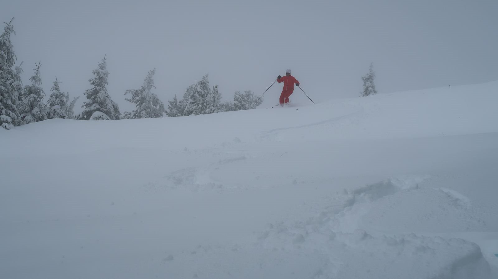 Très bon enneigement même dans le clapas de la noire