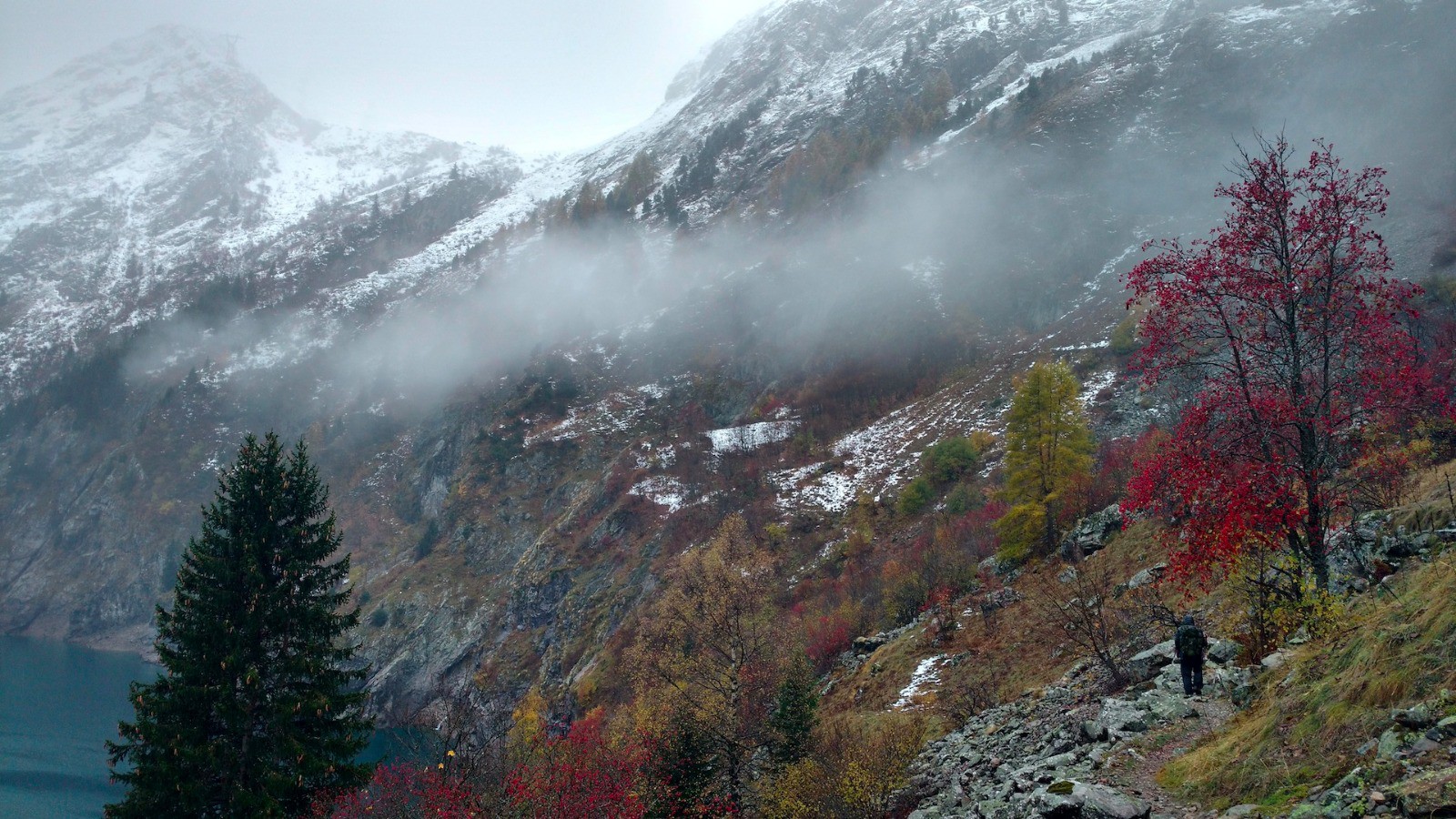 Du Lauvitel, encore un peud e marche pour aller chercher la neige