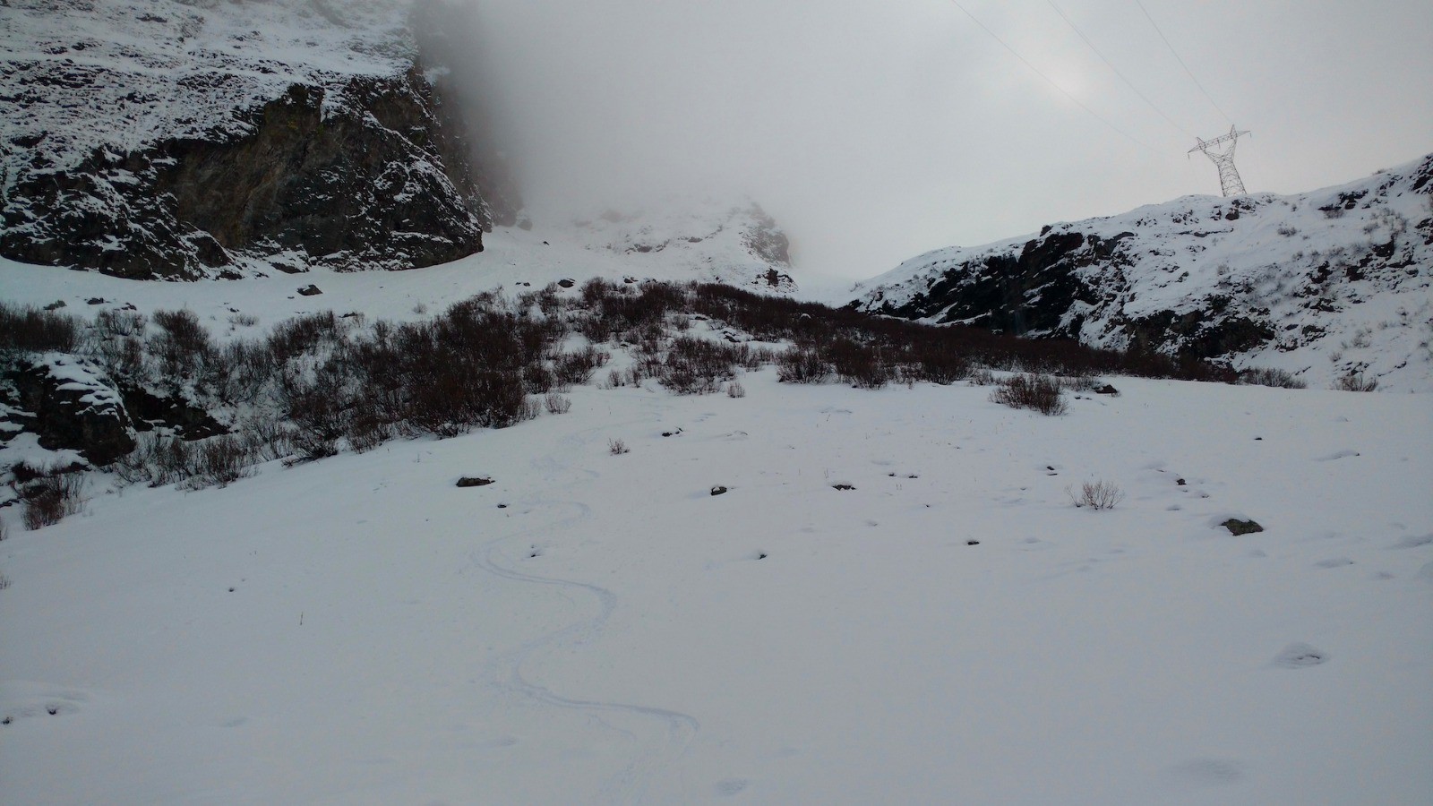 Descente Nord du cirque