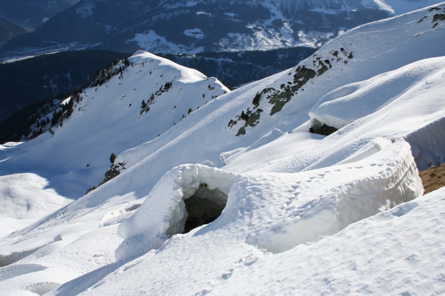 "crevasses et séracs&quot : Sur le "Glacier des Arangles"