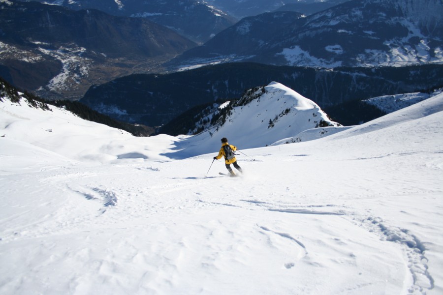 Claude : Plus facile, la descente ...