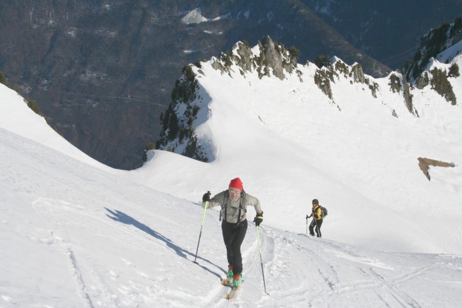 Vue plongeante : A l'approche du sommet