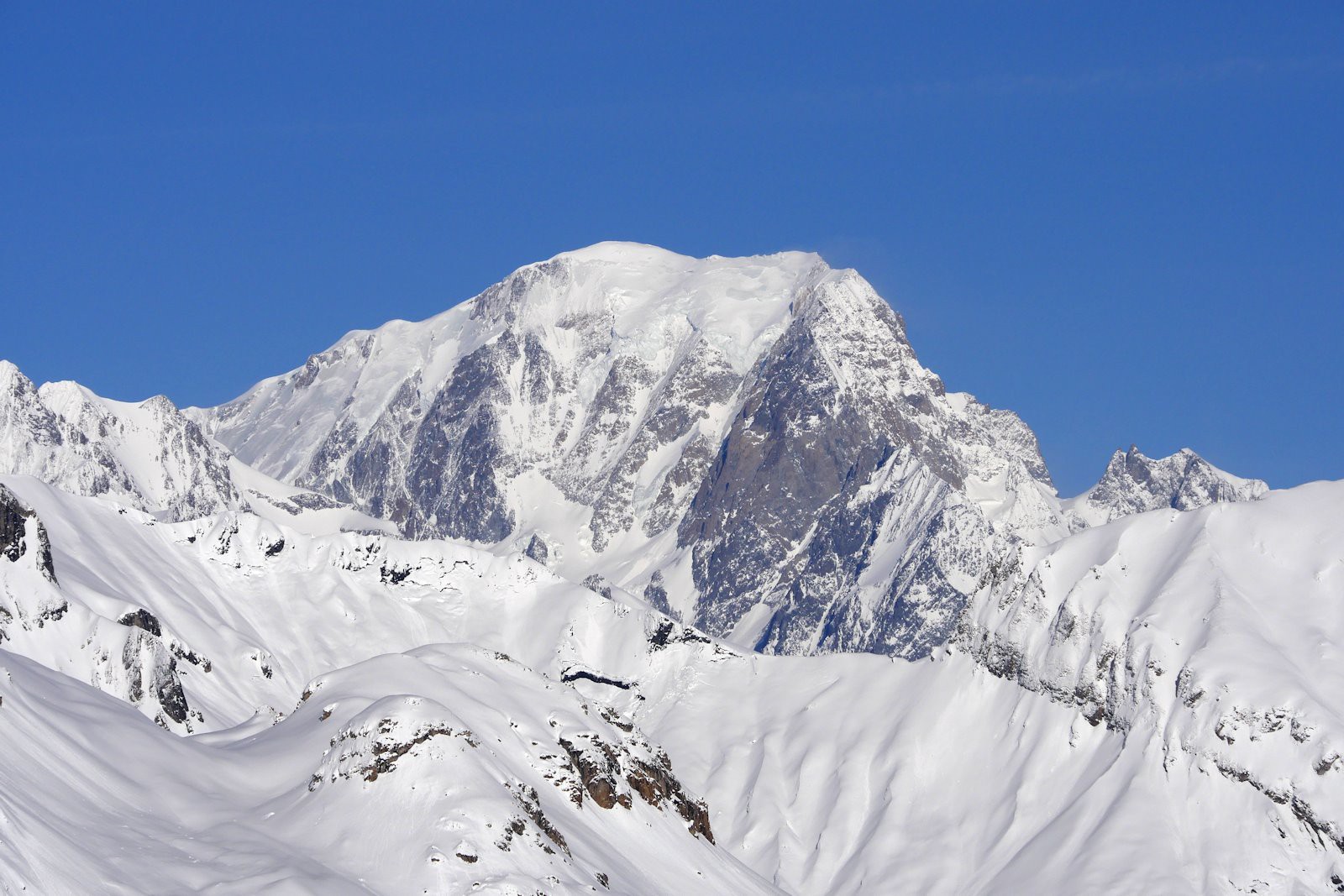 Le Mont Blanc versant italien.