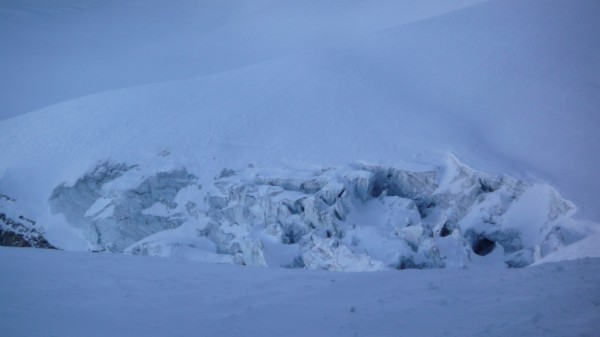 Col de la Grande Casse : le glacier coté est