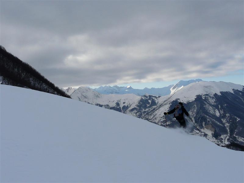 Descente : Guillaume se fait plaisir