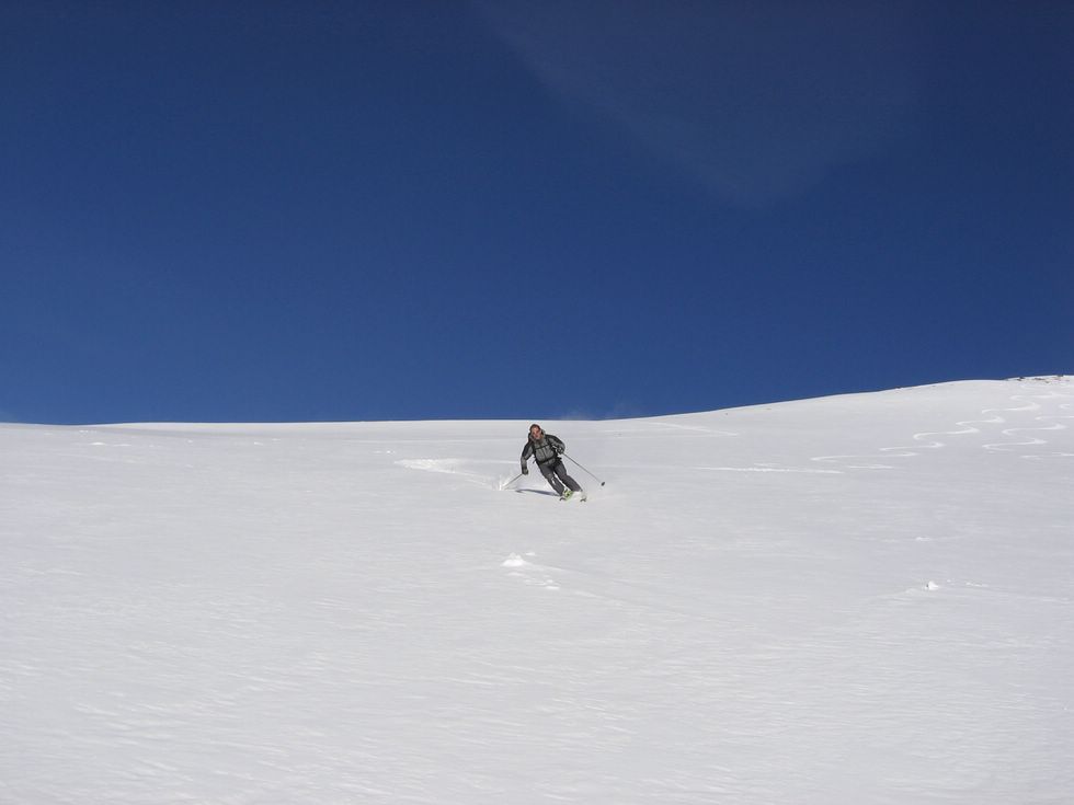 Ouille Allegra : Du très bon ski au sommet