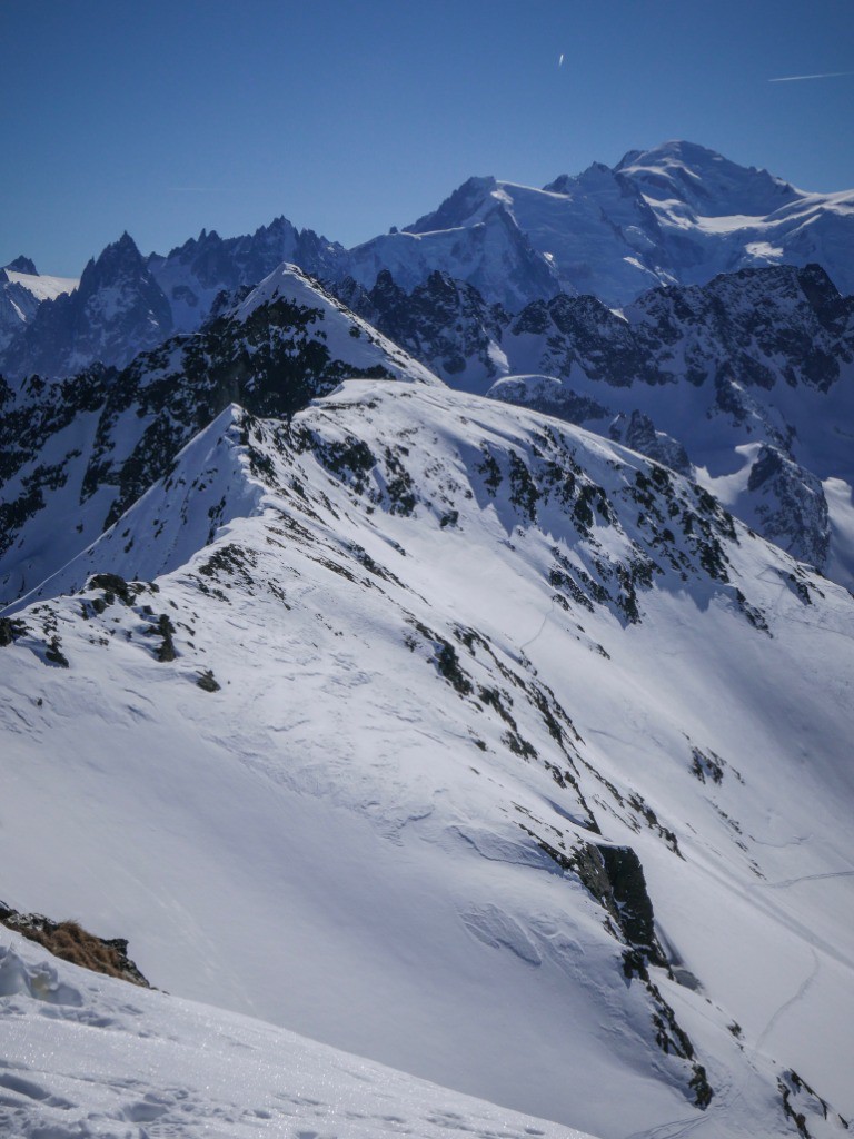 Vue imprenable sur le Mont-Blanc